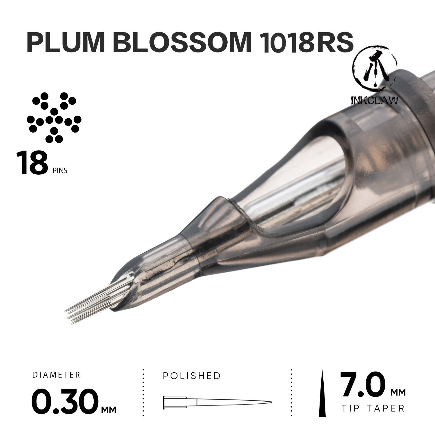 Inkclaw|6x3RL Plum Blossom 18 Round Shader 10本/1箱