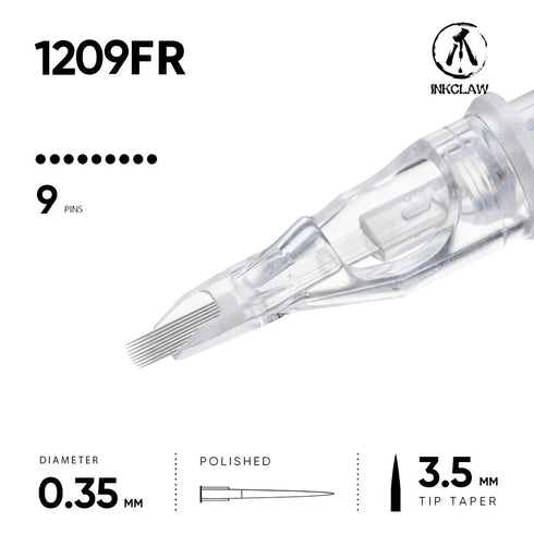 Inkclaw|9 フラットラウンド(0.35mm FR) 10本/1箱