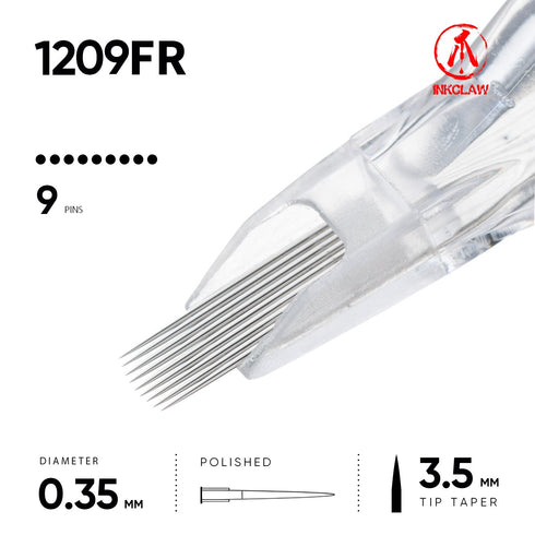 Inkclaw|9 フラットラウンド(0.35mm FR) 10本/1箱