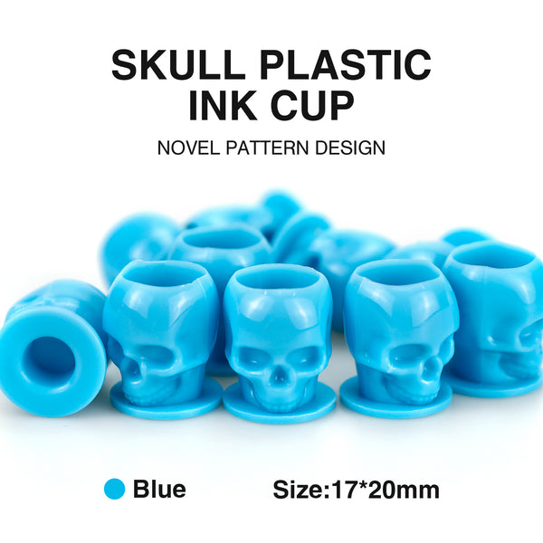 3Dスカルインクカップ 17×19mm 200個入り