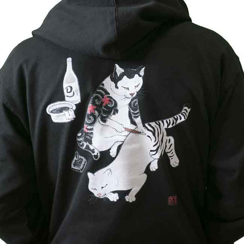 Tebori Cat Hoodie