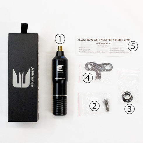 EQUALISER Proton MX Tattoo Machine - シルバー
