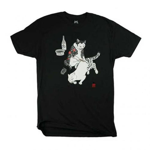 Tebori Cats T-Shirt Black
