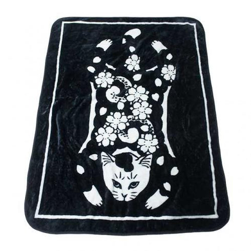Monmon Cats Flat Cat Throw Blanket