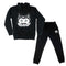 Cat Head Sweatsuit - Black セットアップ