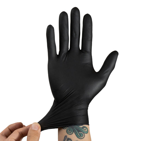 ブラックライオン グリップ加工・ニトリルグローブ