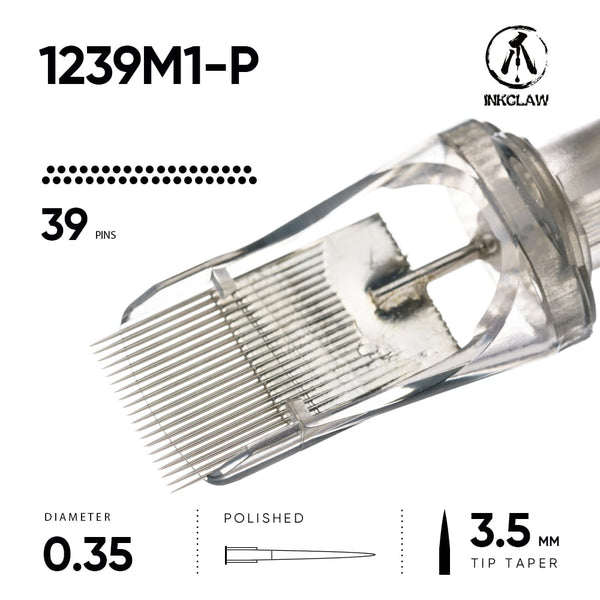 Inkclaw|39 マグナム(0.35mm MG) Tattoo Cartridges 10本/1箱