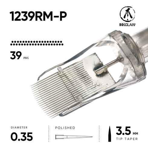 Inkclaw|39 Rマグナム(0.35mm RM) Tattoo Cartridges 10本/1箱