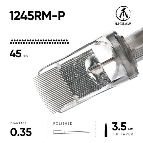 Inkclaw|45 Rマグナム(0.35mm RM) Tattoo Cartridges 10本/1箱