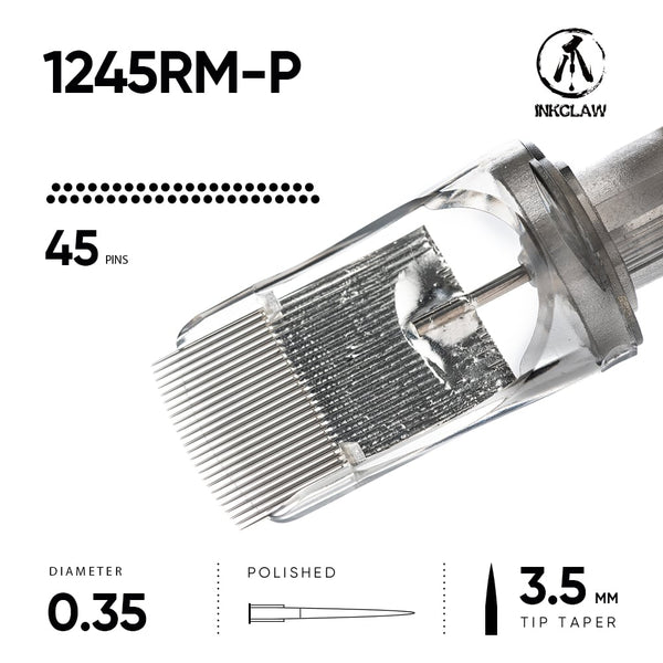Inkclaw|45 Rマグナム(0.35mm RM) Tattoo Cartridges 10本/1箱