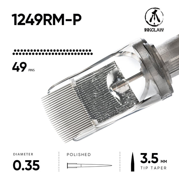 Inkclaw|49 Rマグナム(0.35mm RM) Tattoo Cartridges 10本/1箱