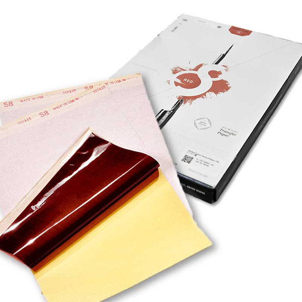 ★ポイント5倍★S8 Red Tattoo Stencil Paper 20シート