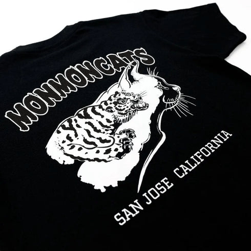 MONMON SJ TIGER CLAW TEE|ブラック