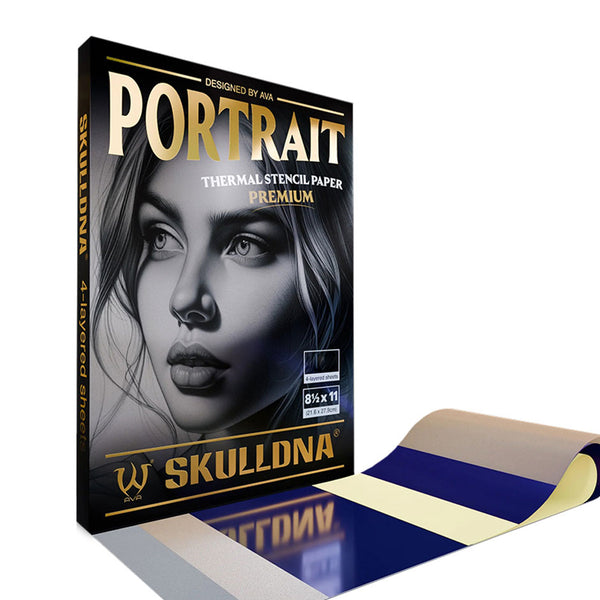 SKULLDNA|PORTRAIT Thermal Stencil Paper