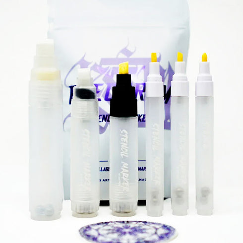 ELECTRUM|ステンシルレタリングマーカー 6種パック