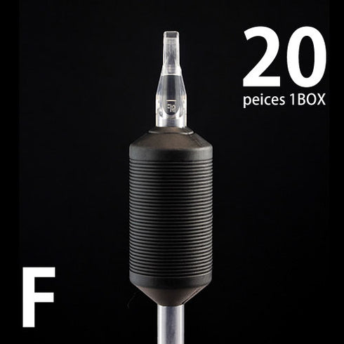 Disposableチューブ・ブラックグリップ フラット型 20本/1箱