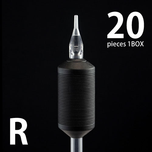 Disposableチューブ・ブラックグリップ ラウンド型 20本/1箱