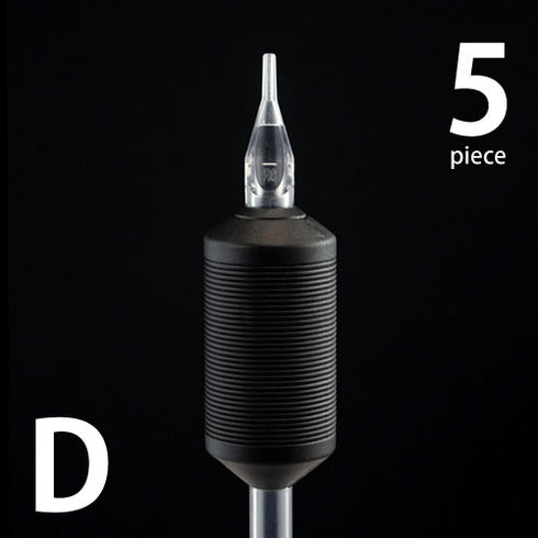 Disposableチューブ・ブラックグリップ ダイアモンド型 5本