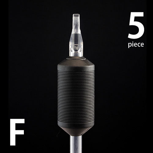 Disposableチューブ・ブラックグリップ フラット型 5本