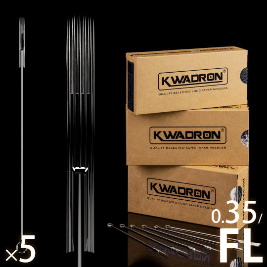 KWADRON ニードル フラット(0.35mm FL) 5本