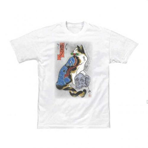 【SALE】Blue Goblin Cat Direct To Garment Tee