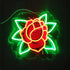 Traditional Rose Neon Strip Sign