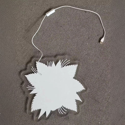 Traditional Rose Neon Strip Sign