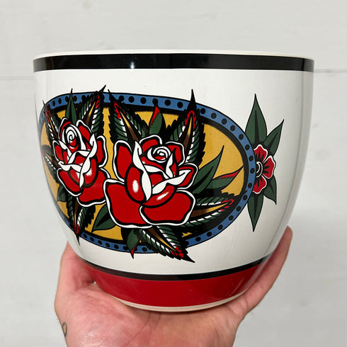 Red Roses Flower Pot