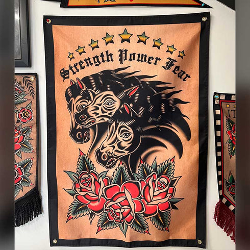 Strength Power Fear Banner