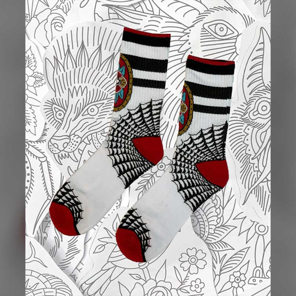 Flower Web Socks