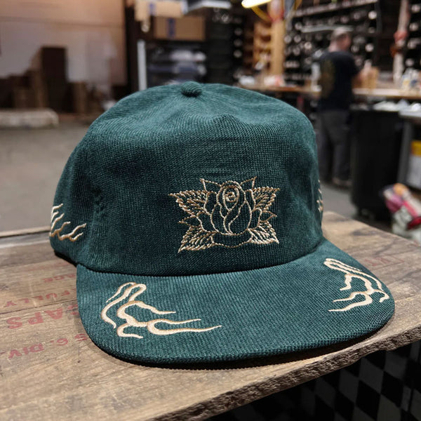 Burning Rose Corduroy SnapBack