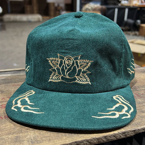 Burning Rose Corduroy SnapBack