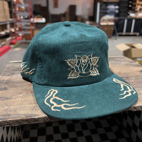 Burning Rose Corduroy SnapBack