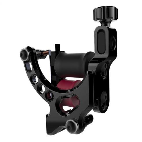 FK Irons AL13 Exactor III Aluminium Tattoo Machine in Black - Soft Shader