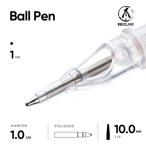 Inkclaw|1.0mm Ballpoint Pen Cartridge 10本/1箱