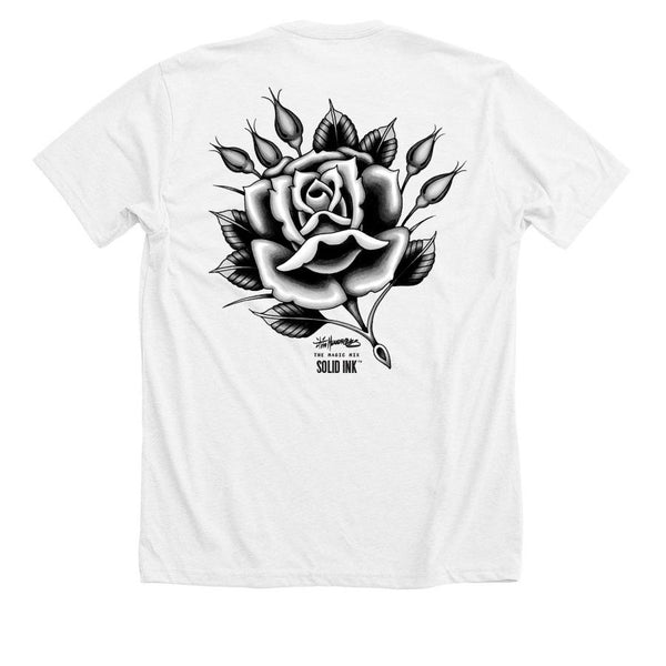 SOLID INK TIM HENDRICKS | BLACK ROSE T-SHIRT