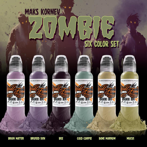 WFInk 6 Bottle Mak's Zombie Set
