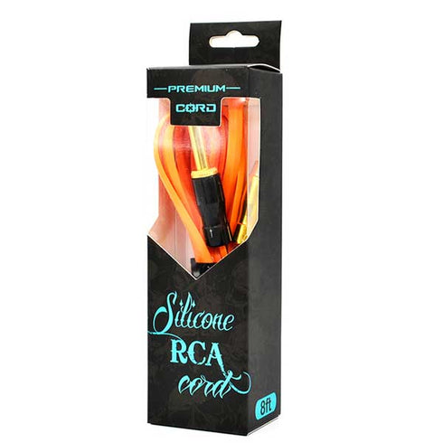 SNAKE KING SILICONE RCA CORD-2.4m