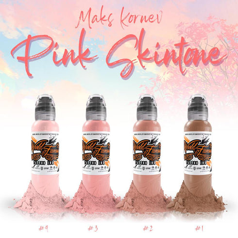 WFInk 4 bottle Mak's Pink Skintone Set