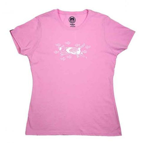 【SALE】Women’s Swim Cat Tee Pink