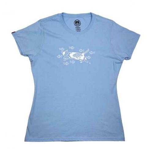 【SALE】Women’s Swim Cat Tee Blue