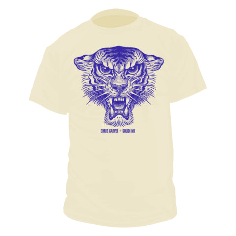 SOLID INK-GARVER BLUE TIGER T-SHIRT