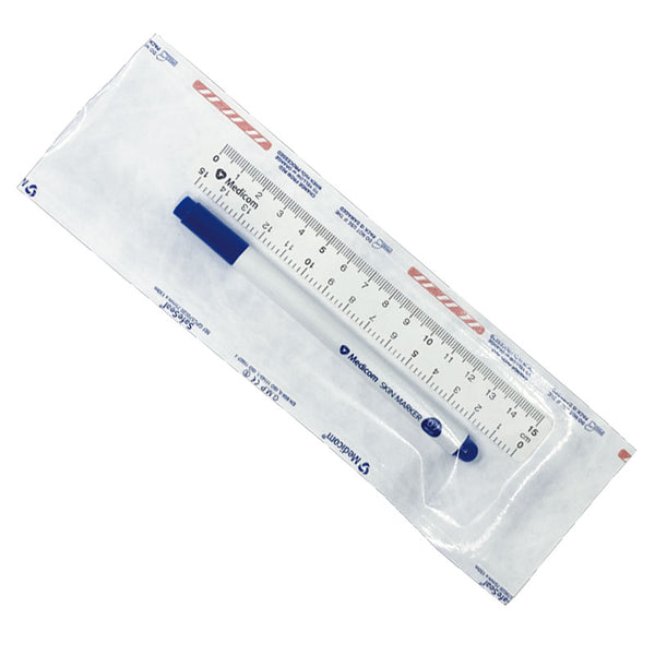 日本製|スキンマーカー ルーラー付 1本