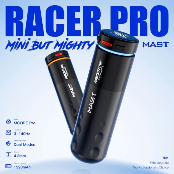 Dragonhawk|Mast Racer Pro|ブラック|4.2mm ストローク
