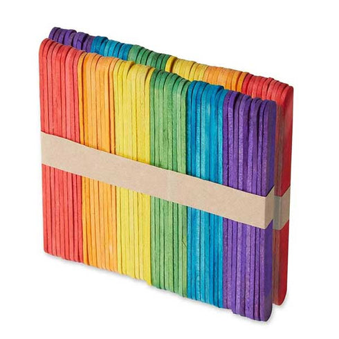 カラーウッドスティック 50本