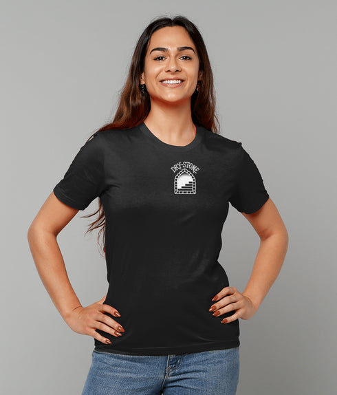 Dry Stone Swallow & Dagger T-Shirt - Black (Unisex)