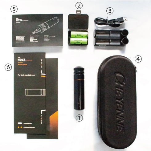 Cheyenne|SOL Nova Unlimited|ブラック|2.5|3.5|4.0|5.0mm ストローク