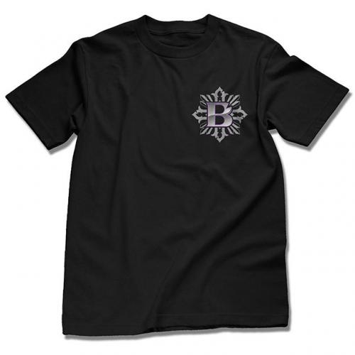 BISHOP ROTARY BTS LOGO ON BACK OF BLACK TEE