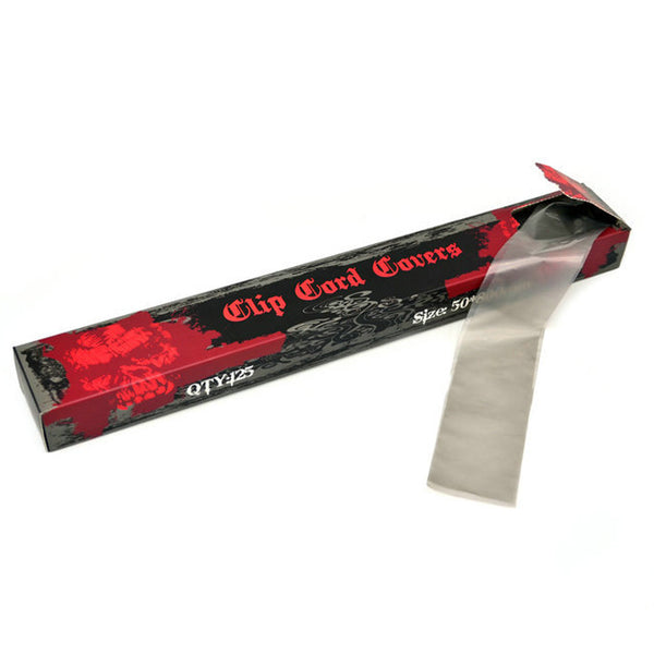 コードスリーブ クリアブラック 5×80cm 125枚入り