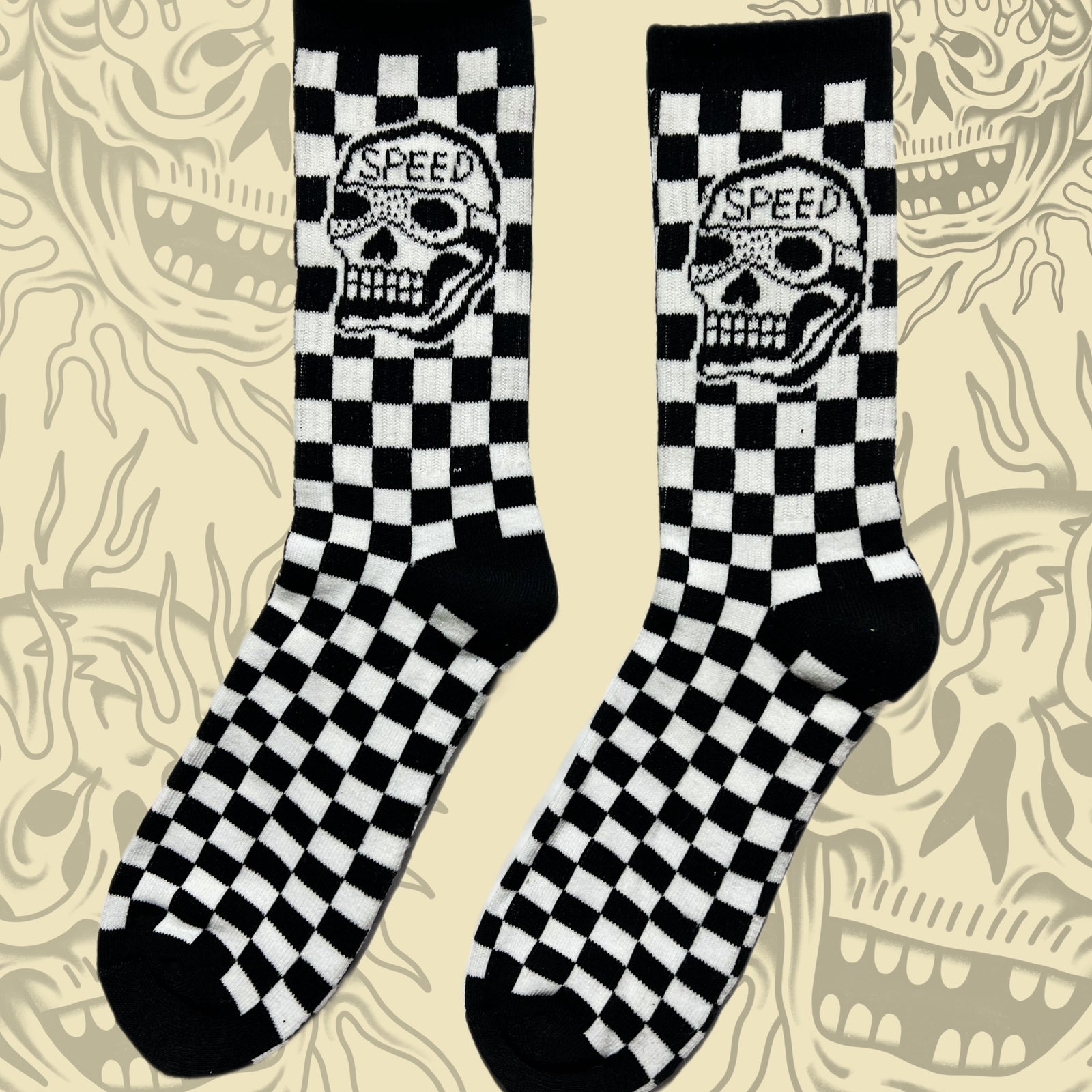 Speed Skull Sock
